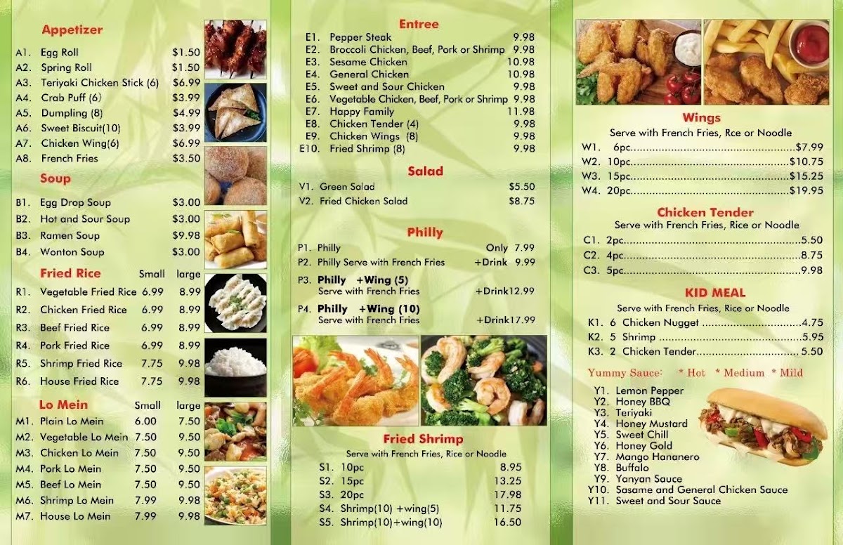 yumi togo Menu 1
