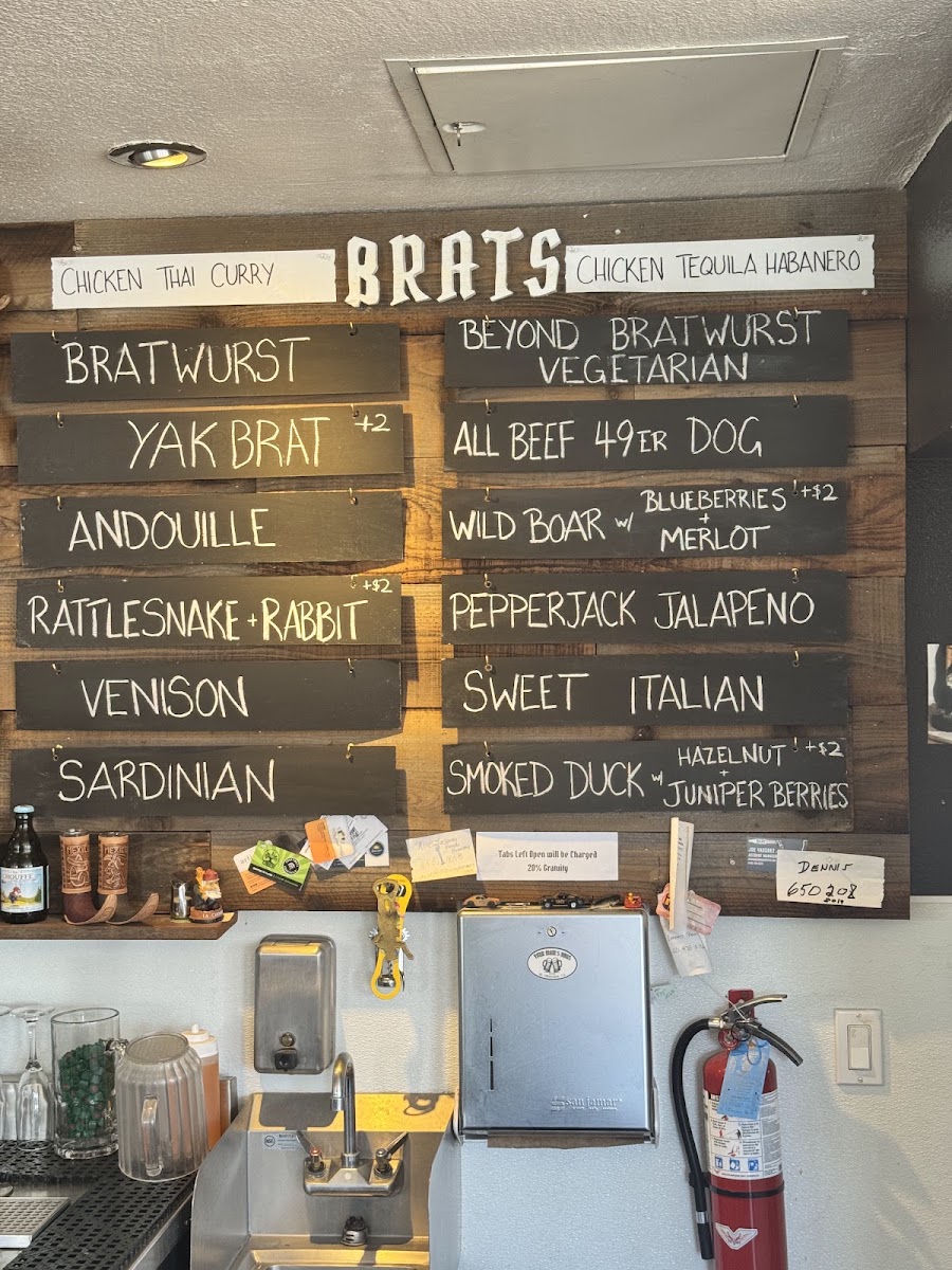 Your Mom's Haus Menu 2
