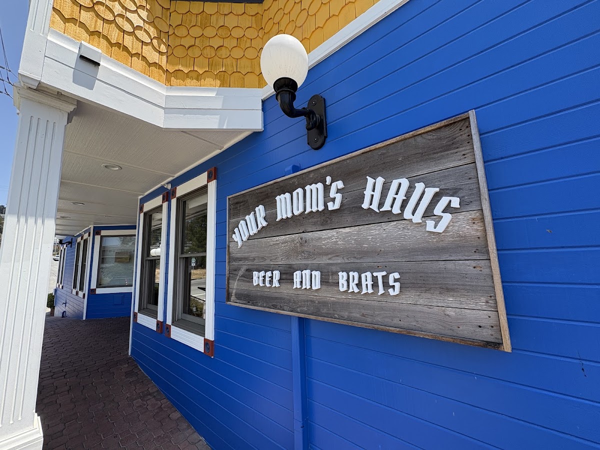 Your Mom's Haus Menu