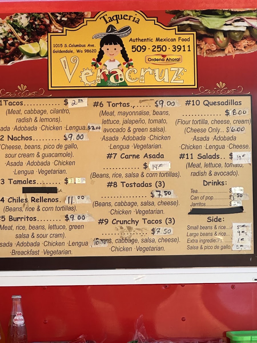 Taquería Veracruz Menu 3