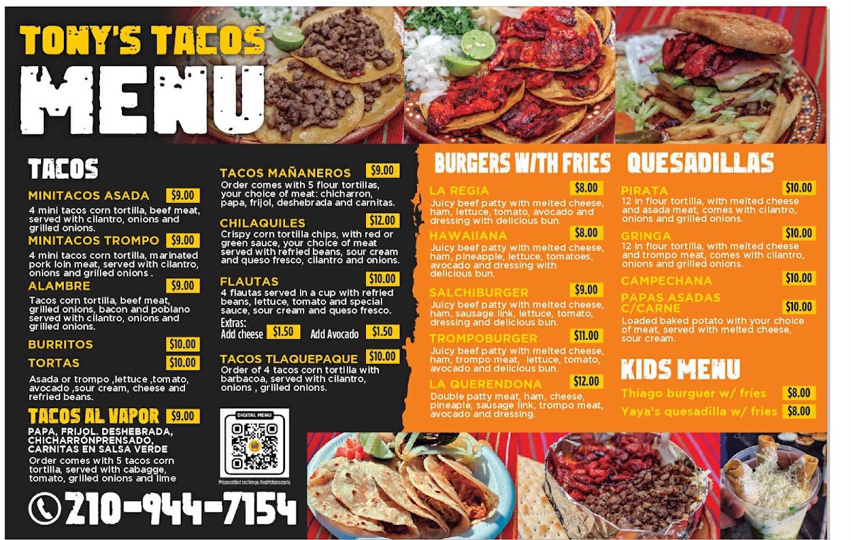 Los Compas Food Park & The Bar Menu 1